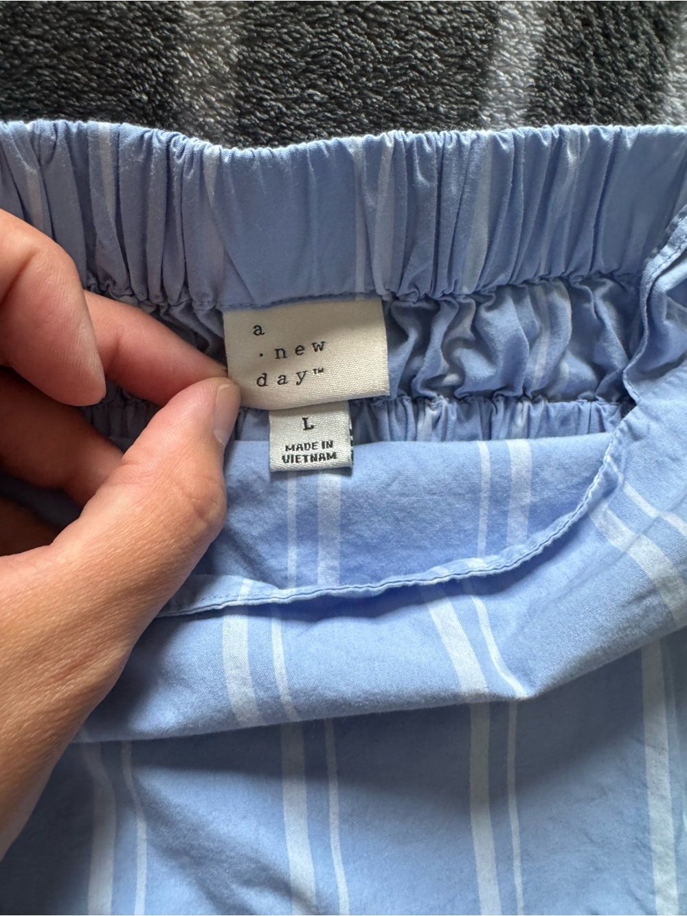 a new day Light Blue & White Striped Midi Sundress - Picture 2 of 3
